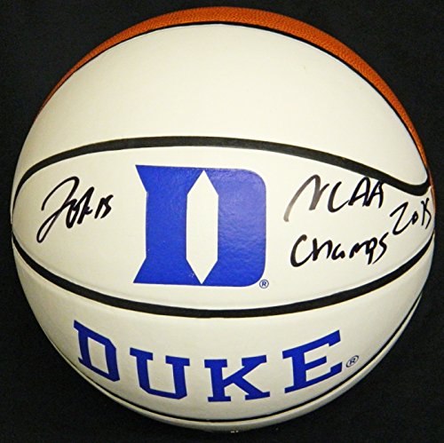 Jahlil Okafor Signed Duke Blue Devils Baden White Logo Basketball w/NCAA Champs 2015 - OKABSK215 - Jahlil Okafor Signed Duke Blue Devils Baden White Logo Basketball w/NCAA Champs 2015 product image