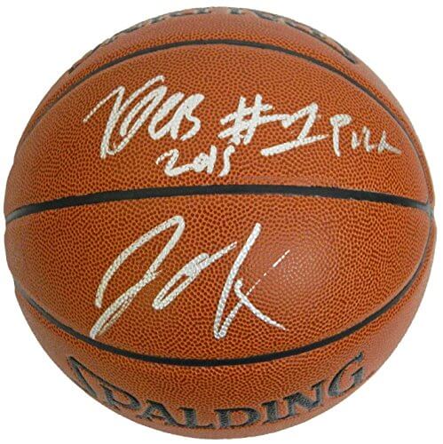 Jahlil Okafor Signed Spalding NBA I/O Basketball w/76ers #1 2015 - OKABSK207 - Jahlil Okafor Signed Spalding NBA I/O Basketball w/76ers #1 2015 product image