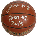 Jahlil Okafor Signed Spalding NBA Indoor/Outdoor Basketball w/76ers #1 2015 - OKABSK205 - Jahlil Okafor Signed Spalding NBA Indoor/Outdoor Basketball w/76ers #1 2015 product image