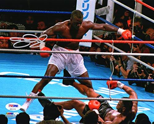 James Buster Douglas Signed Boxing TKO vs Mike Tyson 8x10 Photo - DOU08P503 - James Buster Douglas Signed Boxing TKO vs Mike Tyson 8x10 Photo product image