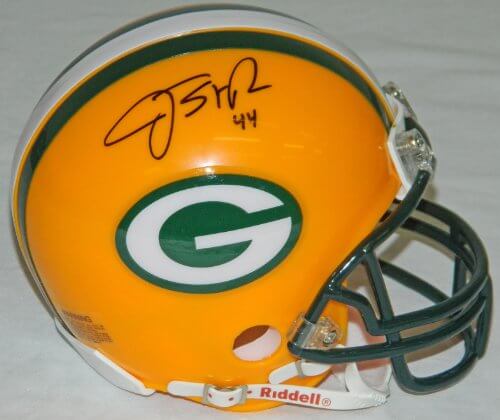 James Starks Signed Autographed Packers Riddell Mini Helmet - STAMIN302 - James Starks Signed Autographed Packers Riddell Mini Helmet product image