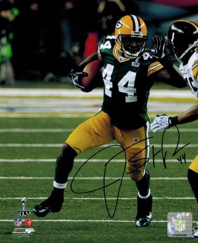 James Starks Signed Autographed Packers SB XLV Action 8x10 Photo - STA08P300 - James Starks Signed Autographed Packers SB XLV Action 8x10 Photo product image