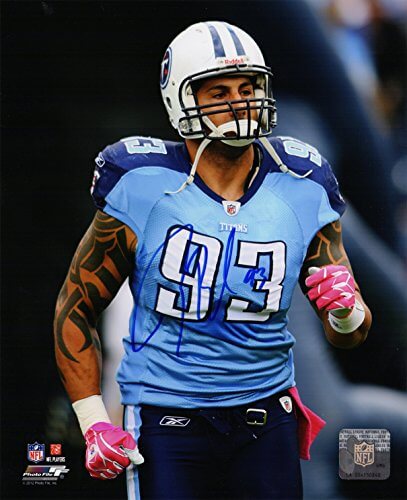 Jason Babin Signed Tennessee Titans 8x10 Photo - BAB08P303 - Jason Babin Signed Tennessee Titans 8x10 Photo product image