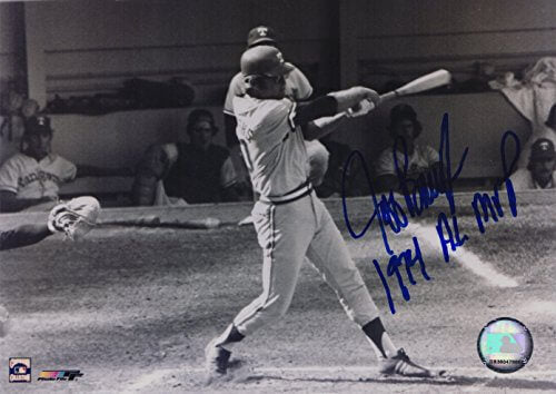 Jeff Burroughs Signed Texas Rangers Swinging Action B&W 8x10 Photo w/1974 AL MVP - BUR08P102 - Jeff Burroughs Signed Texas Rangers Swinging Action B&W 8x10 Photo w/1974 AL MVP product image