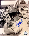 Jeff Burroughs Signed Washington Senators B&W Pose 8x10 Photo - BUR08P100 - Jeff Burroughs Signed Washington Senators B&W Pose 8x10 Photo product image