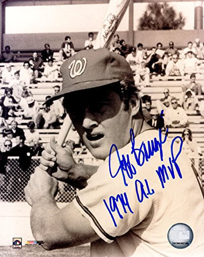 Jeff Burroughs Signed Washington Senators B&W Pose 8x10 Photo w/1974 AL MVP - BUR08P101 - Jeff Burroughs Signed Washington Senators B&W Pose 8x10 Photo w/1974 AL MVP product image