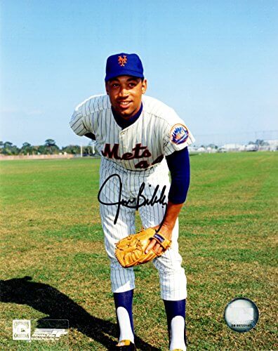 Jim Bibby Signed New York Mets Pose 8x10 Photo - BIB08P103 - Jim Bibby Signed New York Mets Pose 8x10 Photo product image