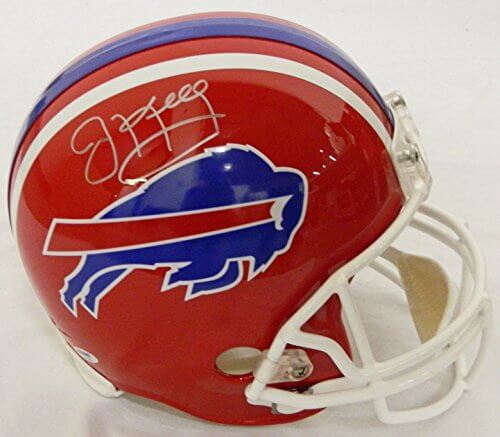 Jim Kelly Signed Buffalo Bills Throwback Riddell F/S Replica Helmet - KELREP300 - Jim Kelly Signed Buffalo Bills Throwback Riddell F/S Replica Helmet product image
