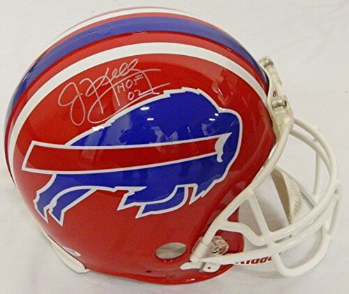 Jim Kelly Signed Buffalo Bills Throwback Riddell Pro Helmet w/HOF 02 - KELPRO300 - Jim Kelly Signed Buffalo Bills Throwback Riddell Pro Helmet w/HOF 02 product image
