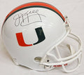 Jim Kelly Signed Miami Hurricanes Riddell Full Size Replica Helmet - KELREP301 - Jim Kelly Signed Miami Hurricanes Riddell Full Size Replica Helmet product image