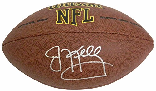 Jim Kelly Signed Wilson NFL Full Size Super Grip Football - KELFTB300 - Jim Kelly Signed Wilson NFL Full Size Super Grip Football product image
