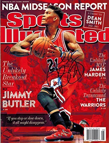 Jimmy Butler Signed Chicago Bulls Sports Illustrated Original 2/23/15 Magazine - BUTMAG200 - Jimmy Butler Signed Chicago Bulls Sports Illustrated Original 2/23/15 Magazine product image