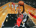Jimmy Butler Signed Chicago Bulls Two Handed Dunk vs Brooklyn 16x20 Photo - BUT16P205 - Jimmy Butler Signed Chicago Bulls Two Handed Dunk vs Brooklyn 16x20 Photo product image