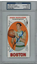 John Havlicek Signed Autographed Celtics 1969-70 Topps Big Boys Rookie Card #20 PSA/DNA - HAVCAR200 - John Havlicek Signed Autographed Celtics 1969-70 Topps Big Boys Rookie Card #20 PSA/DNA product image