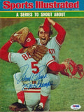 Johnny Bench Signed Autographed Reds"A Series to Shout About" 11/3/75 Sports Illustrated w/75 WS Champs - BENMAG100 - Johnny Bench Signed Autographed Reds"A Series to Shout About" 11/3/75 Sports Illustrated w/75 WS Champs product image