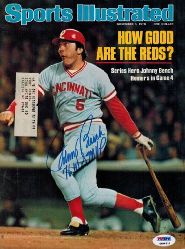Johnny Bench Signed Autographed"How Good Are the Reds?" 11/1/76 Sports Illustrated w/76 WS MVP - BENMAG101 - Johnny Bench Signed Autographed"How Good Are the Reds?" 11/1/76 Sports Illustrated w/76 WS MVP product image