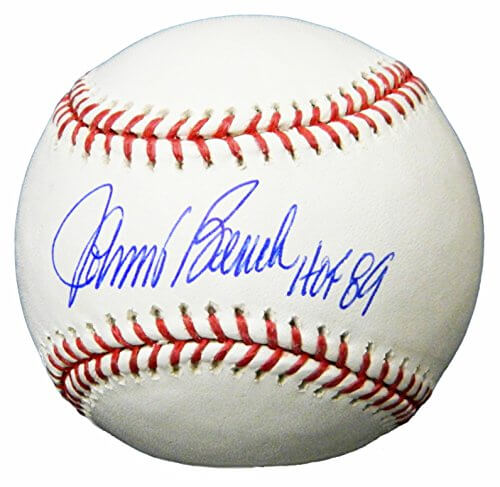 Johnny Bench Signed Rawlings Official MLB Baseball w/HOF'89 - BENBSB106 - Johnny Bench Signed Rawlings Official MLB Baseball w/HOF'89 product image