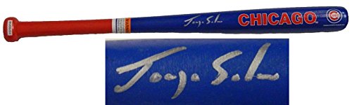 Jorge Soler Signed Chicago Cubs Blue Logo Franklin Mini Baseball Bat - SOLBAT104 - Jorge Soler Signed Chicago Cubs Blue Logo Franklin Mini Baseball Bat product image