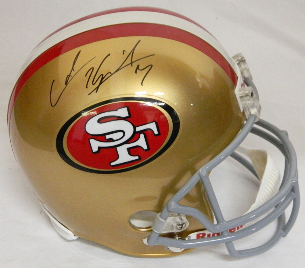 Colin Kaepernick Signed San Francisco 49ers Riddell Full-Size Deluxe Replica Helmet - KAEREP301 - Colin Kaepernick Signed San Francisco 49ers Riddell Full-Size Deluxe Replica Helmet product image