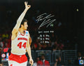Frank Kaminsky Signed Wisconsin Badgers Three Fingers Raised 16x20 Photo w/2015 POY, 18.8 PPG, 8.2 RPG, 1.5 BPG - KAM16P225 - Frank Kaminsky Signed Wisconsin Badgers Three Fingers Raised 16x20 Photo w/2015 POY, 18.8 PPG, 8.2 RPG, 1.5 BPG product image