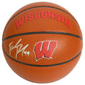 Frank Kaminsky Signed Wisconsin Badgers Rawlings Logo Basketball - KAMBSK203 - Frank Kaminsky Signed Wisconsin Badgers Rawlings Logo Basketball product image