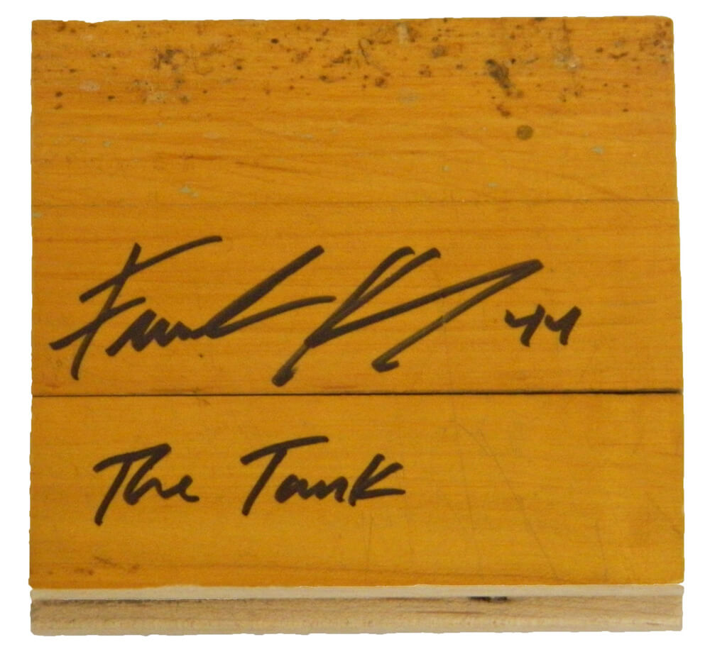 Frank Kaminsky Signed Basketball Court 5x5 Floor Piece w/The Tank - KAMFLO200 - Frank Kaminsky Signed Basketball Court 5x5 Floor Piece w/The Tank product image