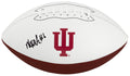 Mikail Kamara Signed Indiana Hoosiers Logo Brands White Logo Football - KAMFTB300 - Mikail Kamara Signed Indiana Hoosiers Logo Brands White Logo Football product image