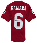 Mikail Kamara Signed Red Custom College Football Jersey - KAMJRY300 - Mikail Kamara Signed Red Custom College Football Jersey product image