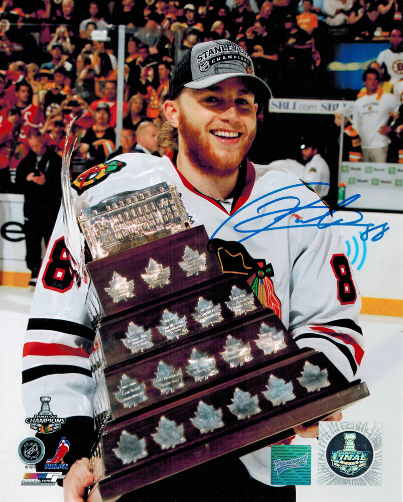 Patrick Kane Signed Blackhawks 2013 Stanley Cup Conn Smythe Trophy 8x10 Photo - KAN08P401 - Patrick Kane Signed Blackhawks 2013 Stanley Cup Conn Smythe Trophy 8x10 Photo product image