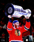 Patrick Kane Signed Chicago Blackhawks 2015 Stanley Cup Trophy 8x10 Photo - KAN08P404 - Patrick Kane Signed Chicago Blackhawks 2015 Stanley Cup Trophy 8x10 Photo product image
