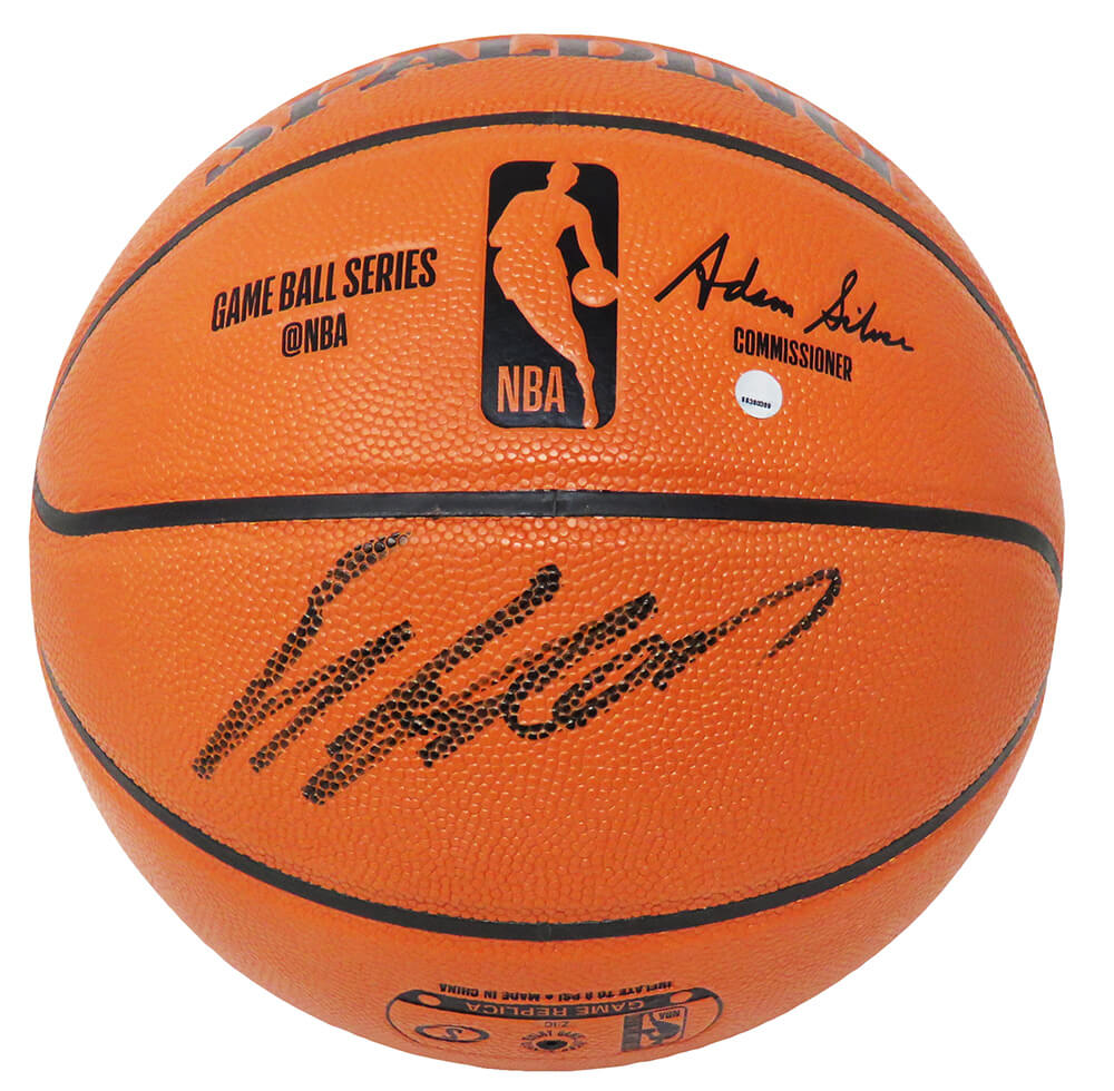 Enes Kanter Signed Spalding Game Series Replica NBA Basketball (Steiner) - KANBSK200 - Enes Kanter Signed Spalding Game Series Replica NBA Basketball (Steiner) product image