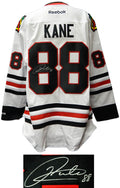 Patrick Kane Signed Chicago Blackhawks White Reebok Premier Jersey - KANJRY403 - Patrick Kane Signed Chicago Blackhawks White Reebok Premier Jersey product image