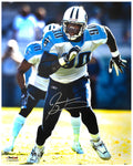 Jevon Kearse Signed Tennessee Titans White Jersey Action 16x20 Photo - KEA16P301 - Jevon Kearse Signed Tennessee Titans White Jersey Action 16x20 Photo product image