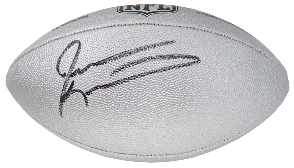 Jevon Kearse Signed Wilson Duke Silver Metallic NFL Full Size Replica Football - KEAFTB301 - Jevon Kearse Signed Wilson Duke Silver Metallic NFL Full Size Replica Football product image