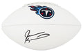 Jevon Kearse Signed Tennessee Titans Logo Franklin White Football - KEAFTB303 - Jevon Kearse Signed Tennessee Titans Logo Franklin White Football product image