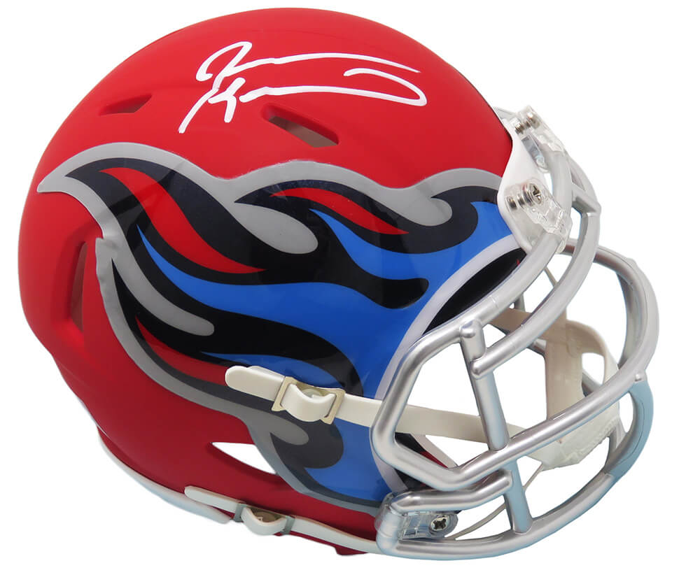 Jevon Kearse Signed Tennessee Titans AMP Alternate Series Riddell Speed Mini Helmet - KEAMIN301 - Jevon Kearse Signed Tennessee Titans AMP Alternate Series Riddell Speed Mini Helmet product image