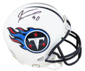 Jevon Kearse Signed Tennessee Titans White Throwback Riddell Mini Helmet - KEAMIN302 - Jevon Kearse Signed Tennessee Titans White Throwback Riddell Mini Helmet product image