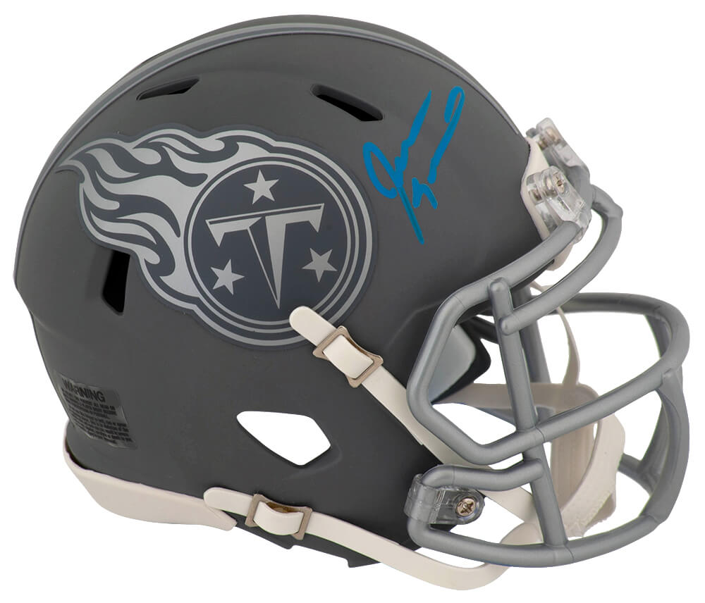 Jevon Kearse Signed Tennessee Titans SLATE Riddell Speed Mini Helmet - KEAMIN306 - Jevon Kearse Signed Tennessee Titans SLATE Riddell Speed Mini Helmet product image