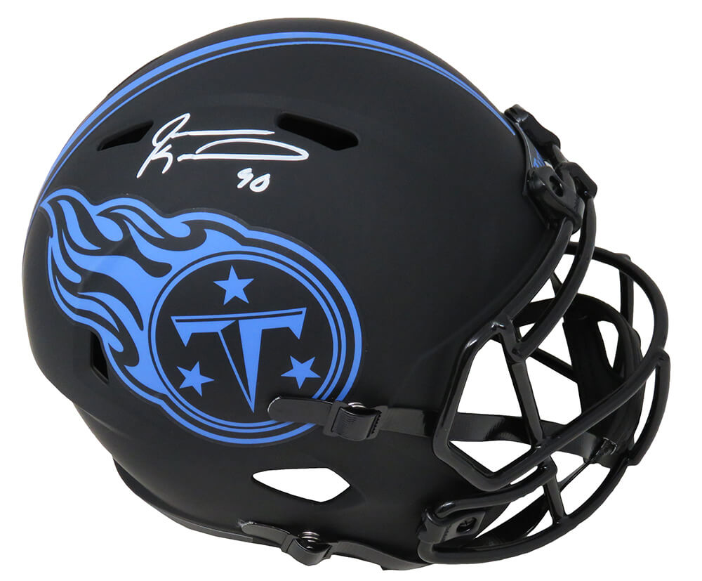 Jevon Kearse Signed Tennessee Titans Eclipse Black Matte Riddell Full Size Speed Replica Helmet - KEAREP303 - Jevon Kearse Signed Tennessee Titans Eclipse Black Matte Riddell Full Size Speed Replica Helmet product image