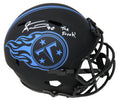 Jevon Kearse Signed Tennessee Titans Eclipse Black Matte Riddell Full Size Speed Replica Helmet w/The Freak - KEAREP304 - Jevon Kearse Signed Tennessee Titans Eclipse Black Matte Riddell Full Size Speed Replica Helmet w/The Freak product image