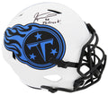 Jevon Kearse Signed Tennessee Titans Lunar Eclipse Riddell Full Size Speed Replica Helmet w/The Freak - KEAREP307 - Jevon Kearse Signed Tennessee Titans Lunar Eclipse Riddell Full Size Speed Replica Helmet w/The Freak product image