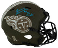 Jevon Kearse Signed Tennessee Titans SALUTE Riddell Full Size Speed Replica Helmet w/The Freak - KEAREP312 - Jevon Kearse Signed Tennessee Titans SALUTE Riddell Full Size Speed Replica Helmet w/The Freak product image
