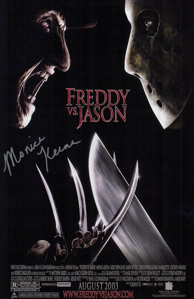 Monica Keena Signed Freddy vs. Jason 11x17 Movie Poster - KEEPST500 - Monica Keena Signed Freddy vs. Jason 11x17 Movie Poster product image