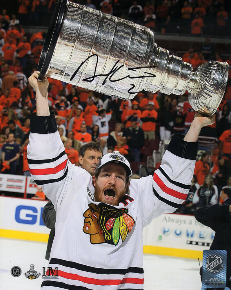 Duncan Keith Signed Chicago Blackhawks 2015 Stanley Cup Holding Trophy 8x10 Photo - KEI08P403 - Duncan Keith Signed Chicago Blackhawks 2015 Stanley Cup Holding Trophy 8x10 Photo product image