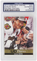 Duncan Keith Signed Chicago Blackhawks 2013 Upper Deck Canvas Hockey Card #C51 - PSA/DNA - KEICAR401 - Duncan Keith Signed Chicago Blackhawks 2013 Upper Deck Canvas Hockey Card #C51 - PSA/DNA product image