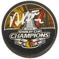 Duncan Keith Signed Blackhawks 2013 Stanley Cup Champs Logo Hockey Puck - KEIPUC400 - Duncan Keith Signed Blackhawks 2013 Stanley Cup Champs Logo Hockey Puck product image