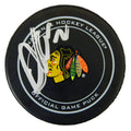 Duncan Keith Signed Chicago Blackhawks Logo Official Game Hockey Puck - KEIPUC403 - Duncan Keith Signed Chicago Blackhawks Logo Official Game Hockey Puck product image