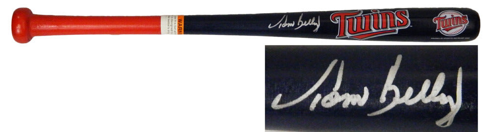 Tom Kelly Signed Minnesota Twins Blue Logo Franklin Mini Baseball Bat - KELBAT100 - Tom Kelly Signed Minnesota Twins Blue Logo Franklin Mini Baseball Bat product image