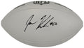 Jason Kelce Signed Wilson Duke Silver Metallic NFL Full Size Replica Football - KELFTB332 - Jason Kelce Signed Wilson Duke Silver Metallic NFL Full Size Replica Football product image