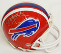 Jim Kelly Signed Buffalo Bills Throwback Riddell Mini Helmet - KELMIN300 - Jim Kelly Signed Buffalo Bills Throwback Riddell Mini Helmet product image